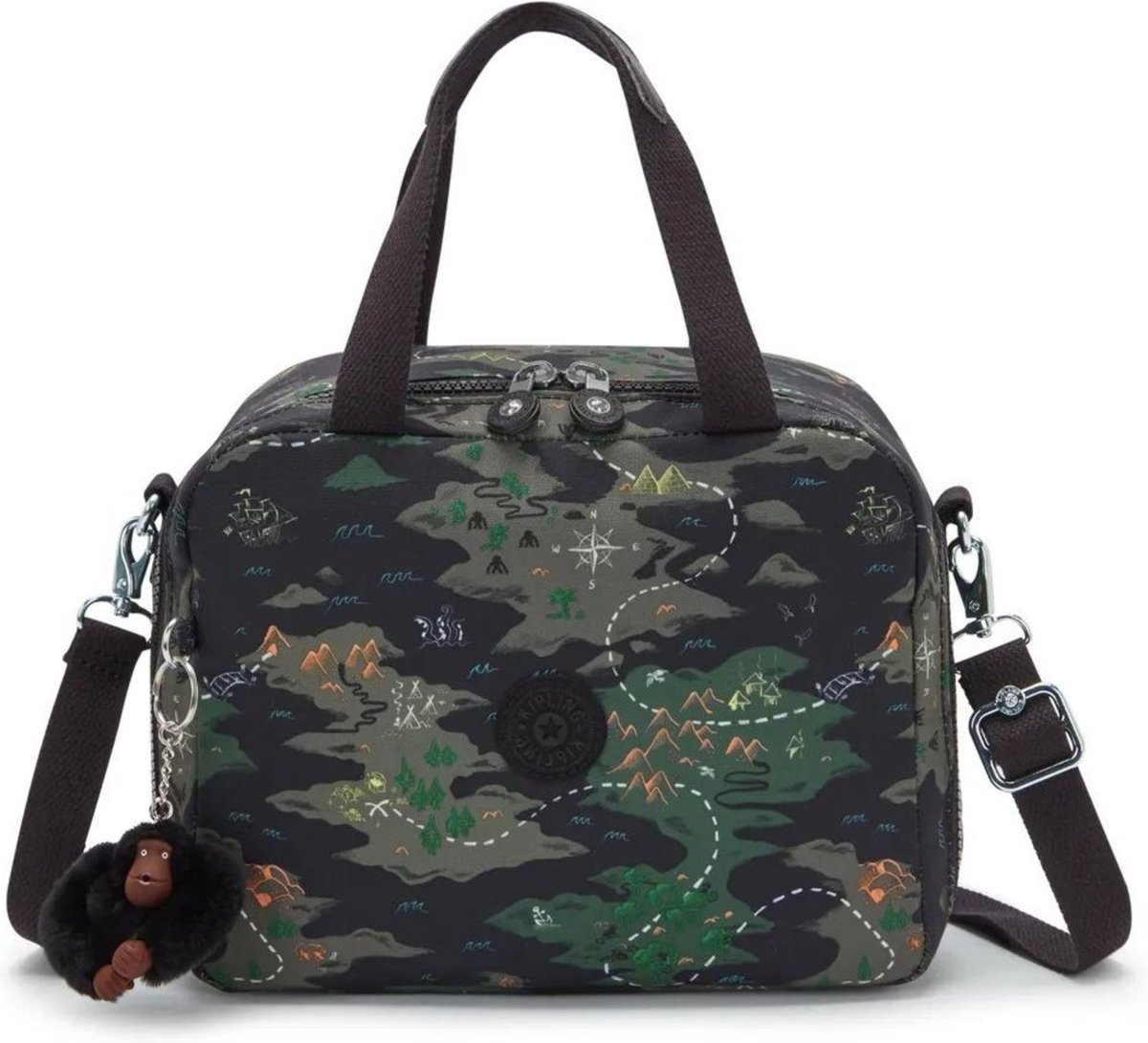 Imagem principal Infantil - Lancheira Kipling Miyo Camo Treasure verde Kipling verde