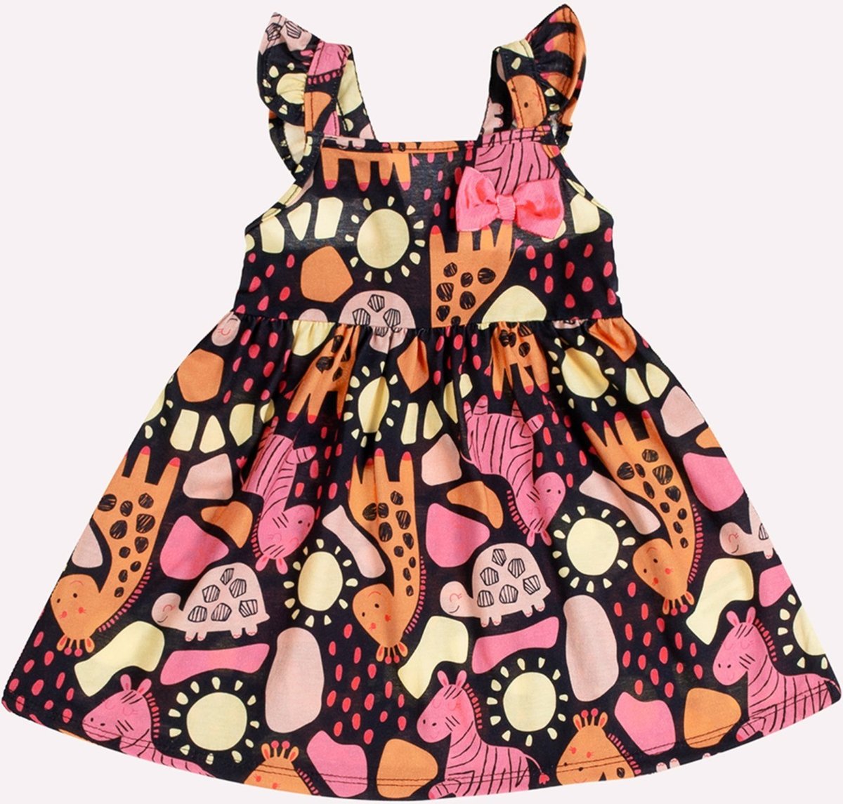 Infantil - Vestido Menina Bichinhos