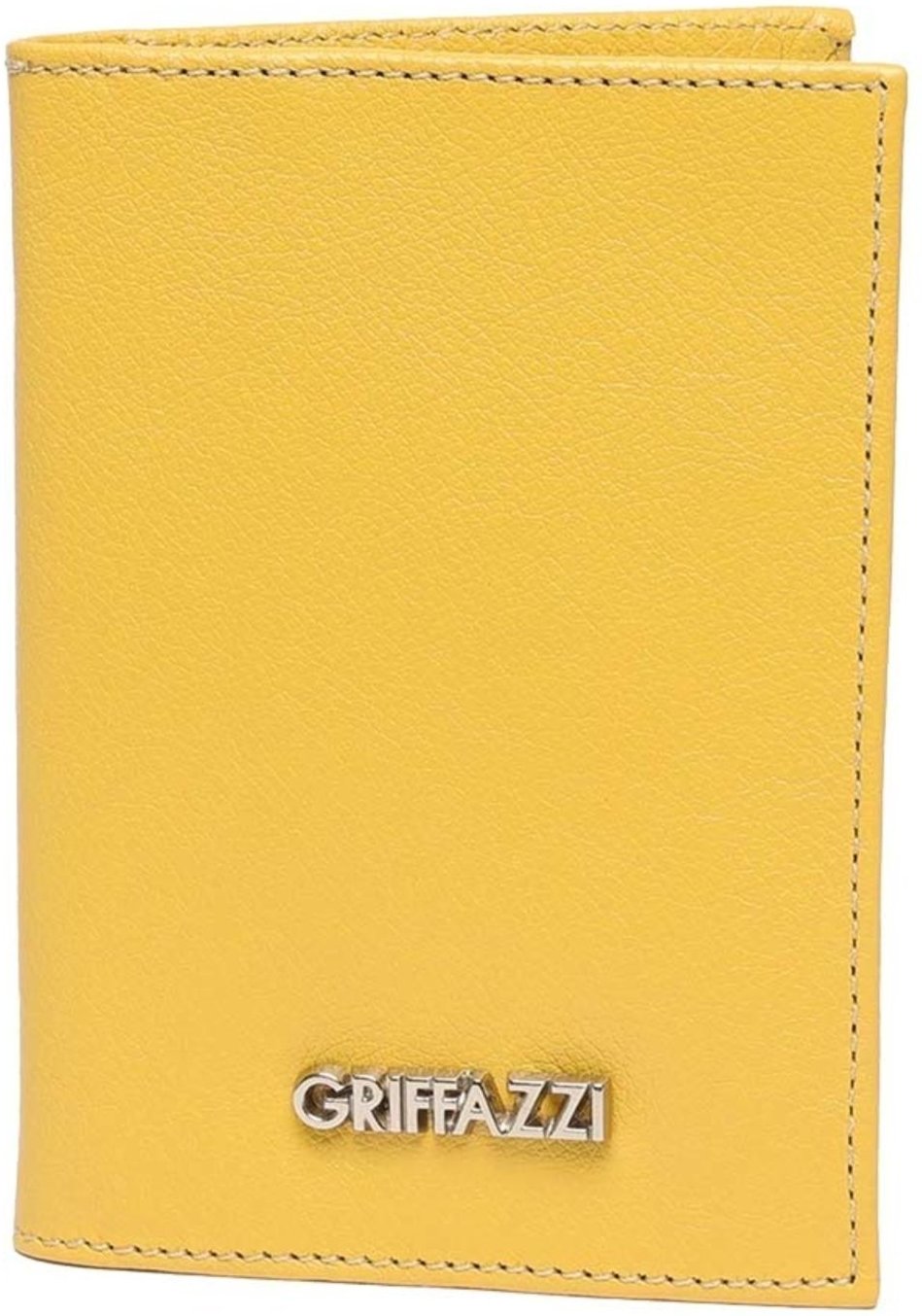 Imagem principal Porta Passaporte de Couro Griffazzi Amarela amarelo Griffazzi amarelo