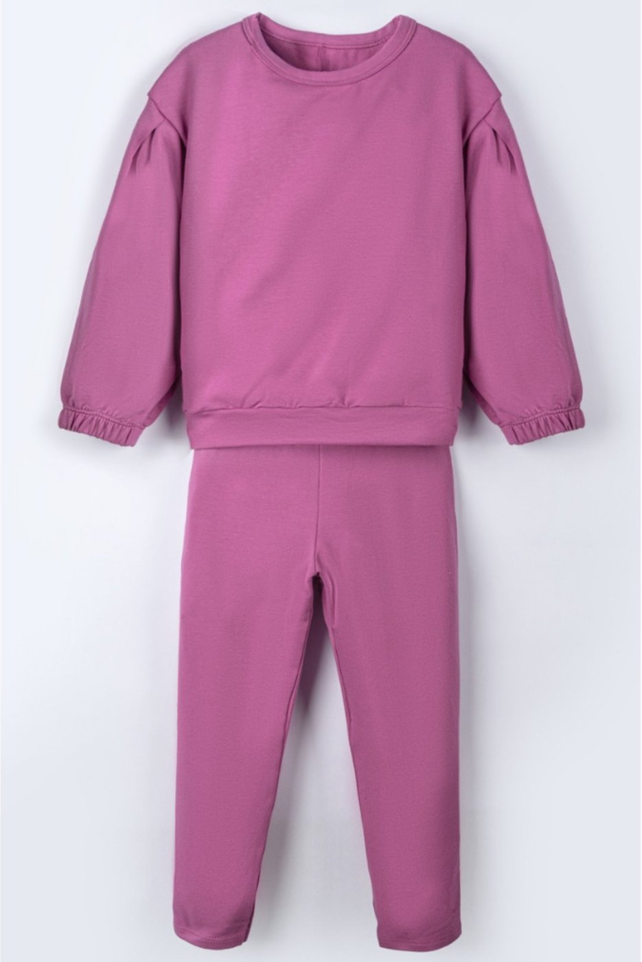 Imagem principal Infantil - Conjunto Menina Camiseta Manga Longa e Calça Molecotton Gola Redonda Wildberry Deep Bloom roxo roxo