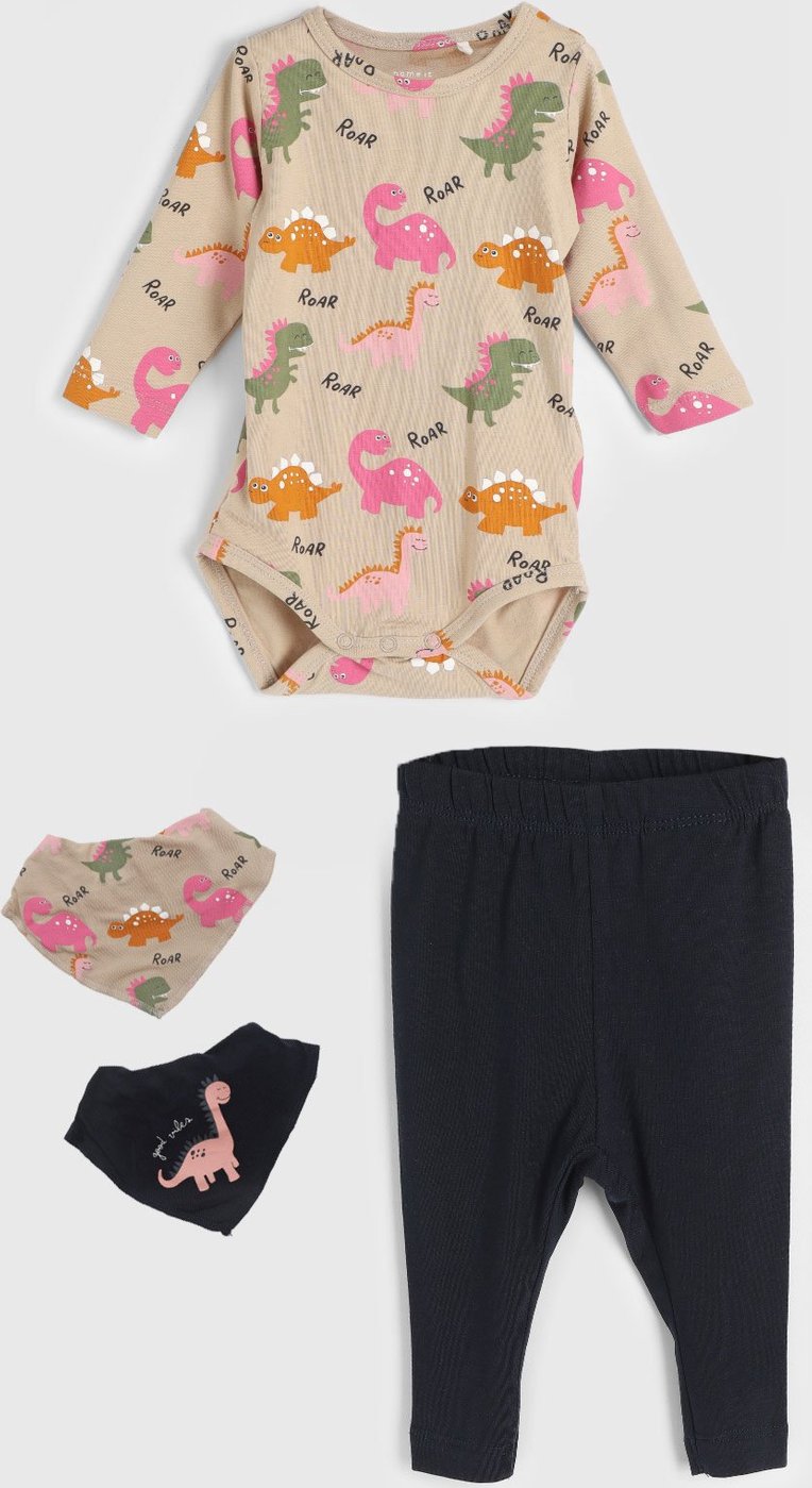 Imagem principal Infantil - Conjunto 4pçs Name It Longo Dinossauro Azul-Marinho azul marinho name it azul marinho