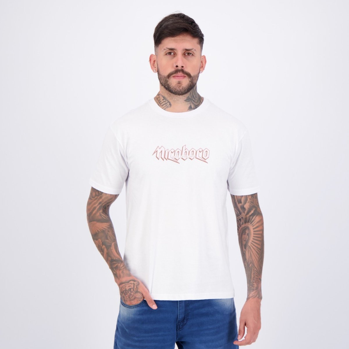 Imagem principal Camiseta Nicoboco Alsk Branca branco Nicoboco branco