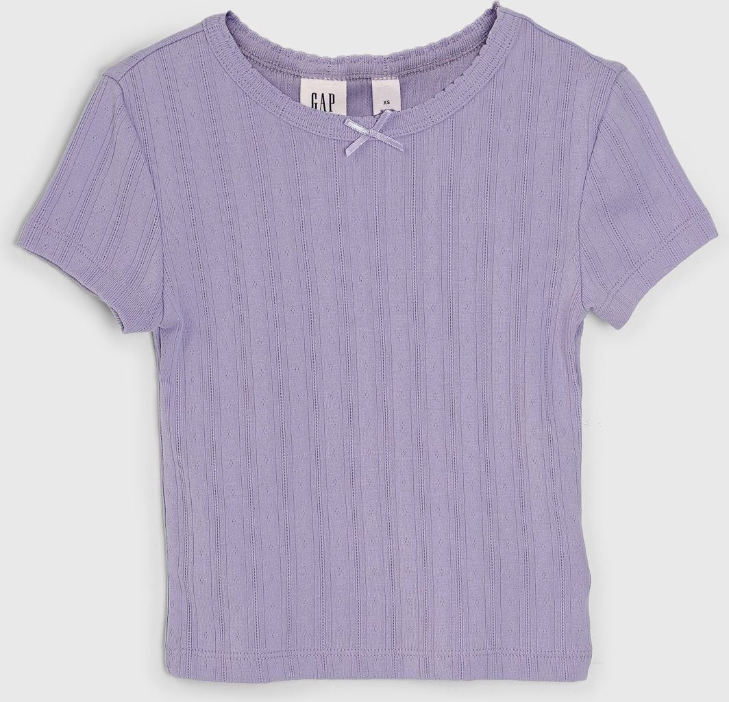 Imagem principal Infantil - Camiseta GAP Canelada Lacinho lilás GAP lilás