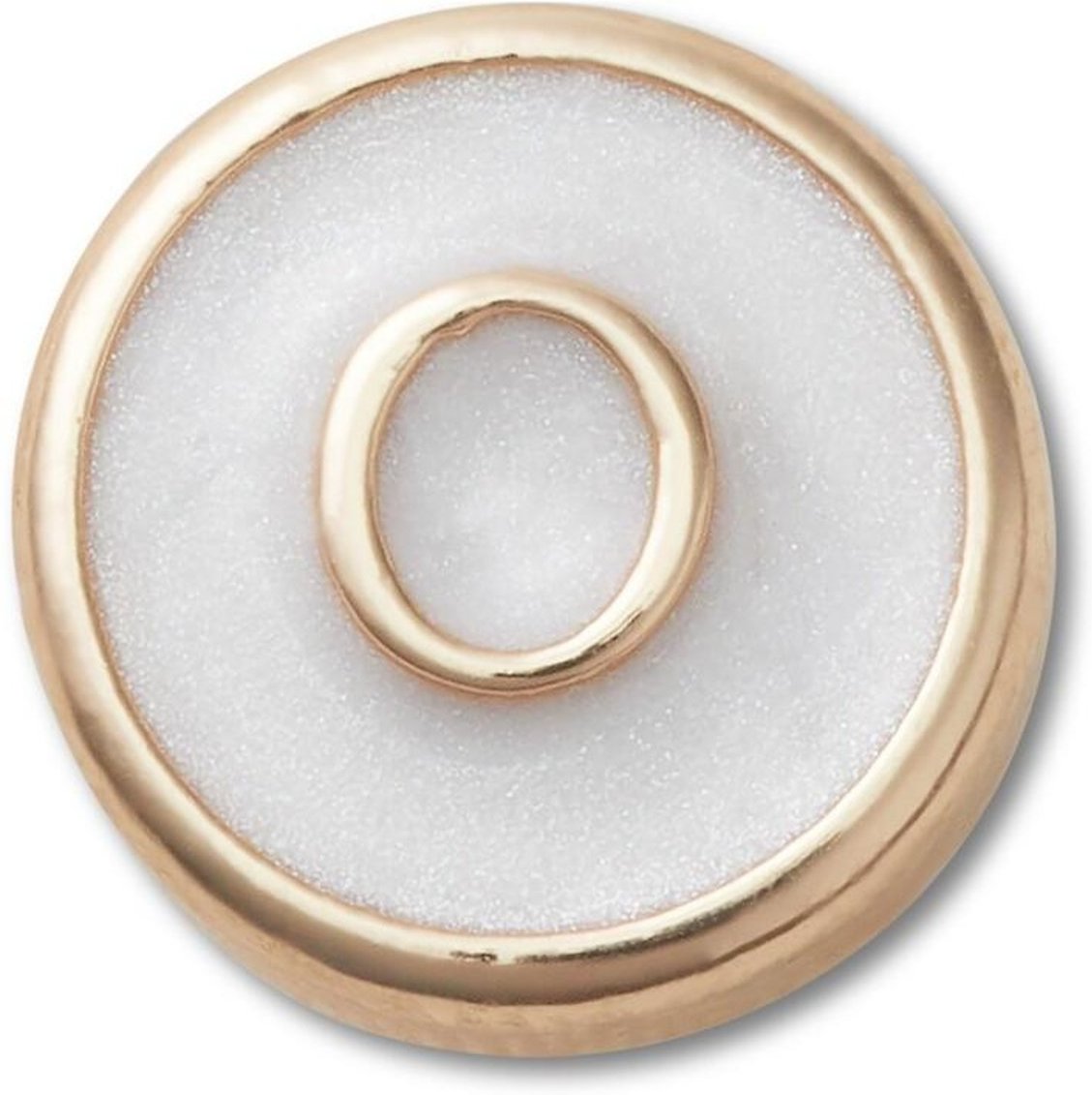 Infantil - Jibbitz™ Letra O Pequena Perolizada