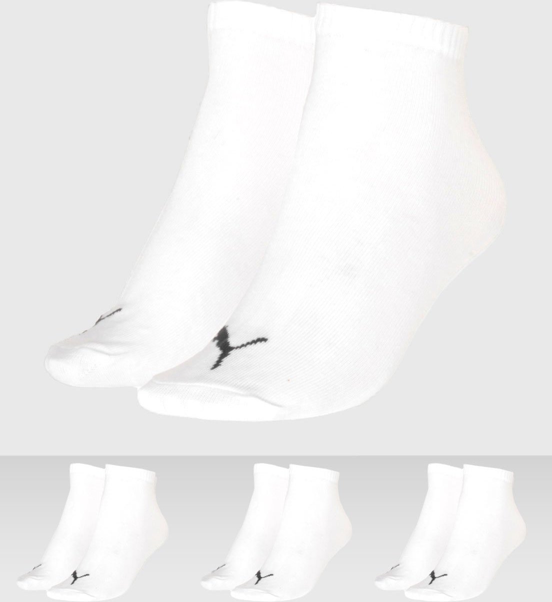 Imagem principal Kit 3pçs Meia Puma Logo Branca branco Puma branco