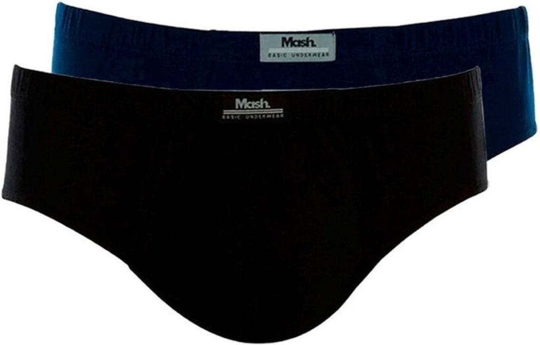 Imagem principal Kit com 2 Cuecas Slip Mash 074.58 preto MASH preto