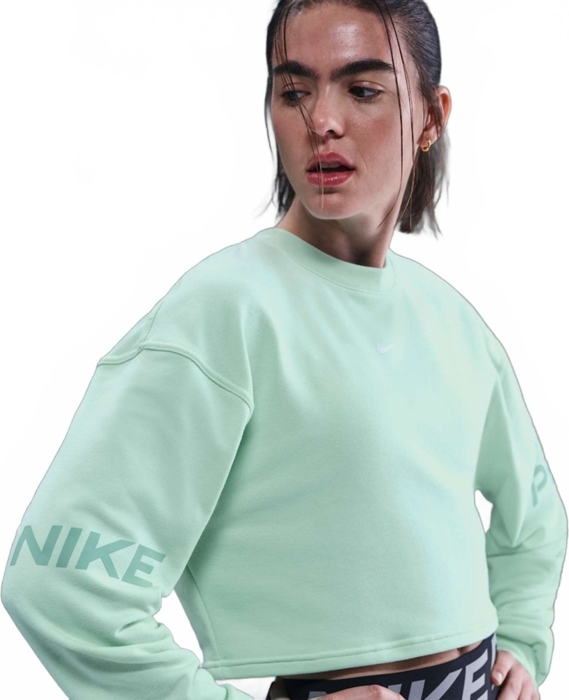 Blusão Dri-FIT Nike Pro Crew Feminino