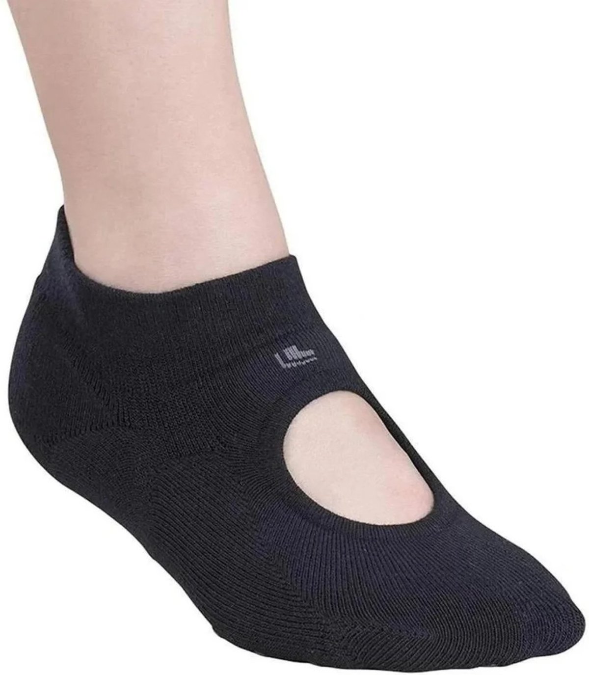 Meia Lupo AF Sapatilha Pilates Preta