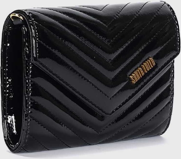 Imagem principal Carteira Feminina Santa Lolla Matelassê Preta preto Santa Lolla preto