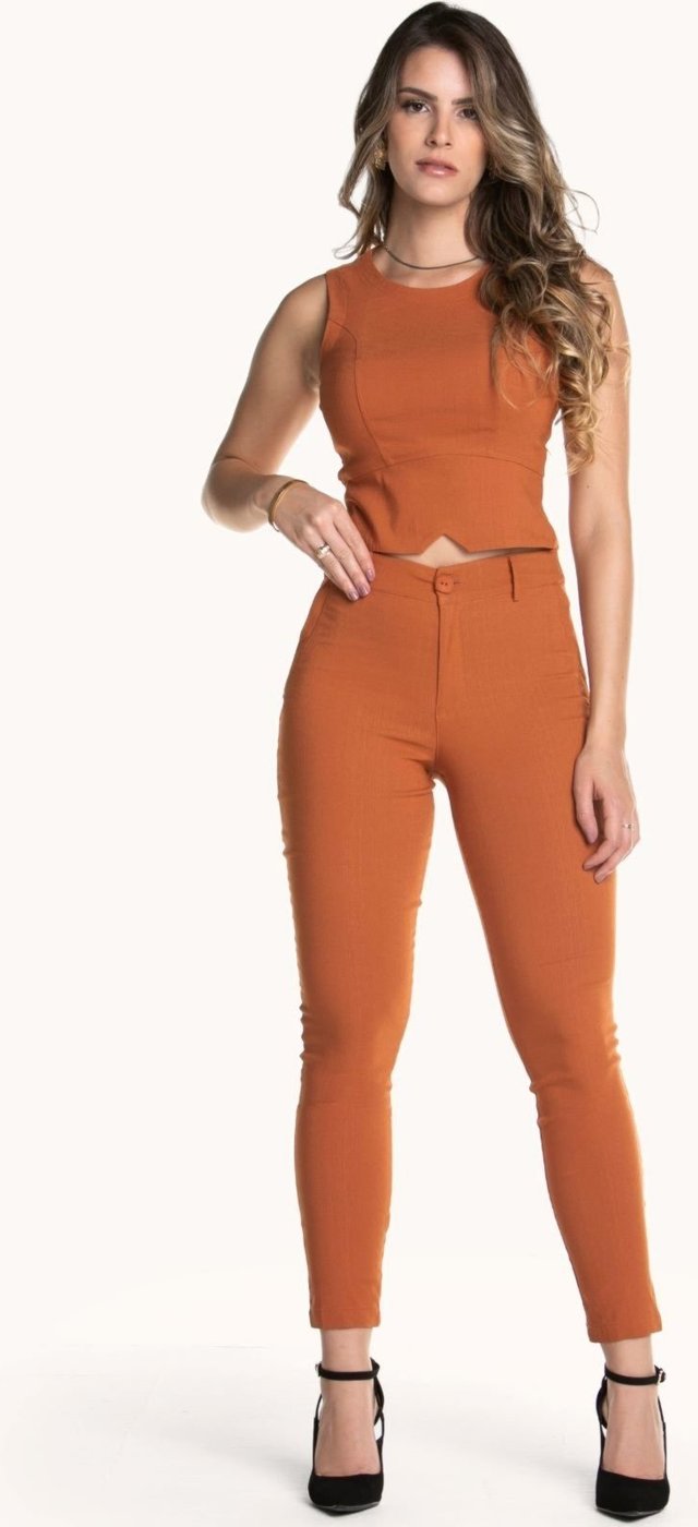 Imagem principal Conjunto Feminino Blusa e Calça Skinny Terra Art Livre azul Art Livre azul