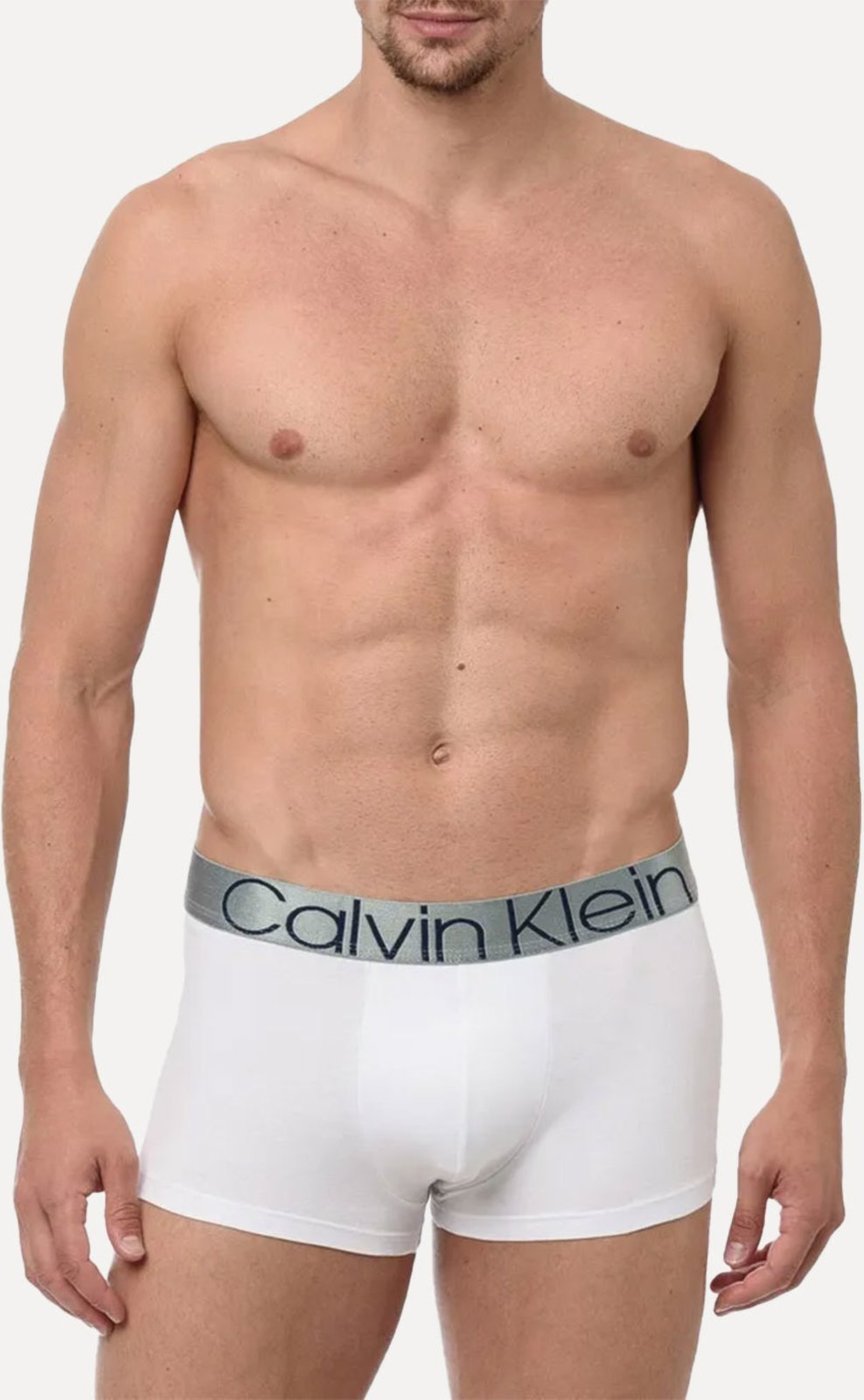 Imagem principal Cueca Calvin Klein Low Rise Trunk Cotton CK Icon Branca 1UN branco Calvin Klein branco