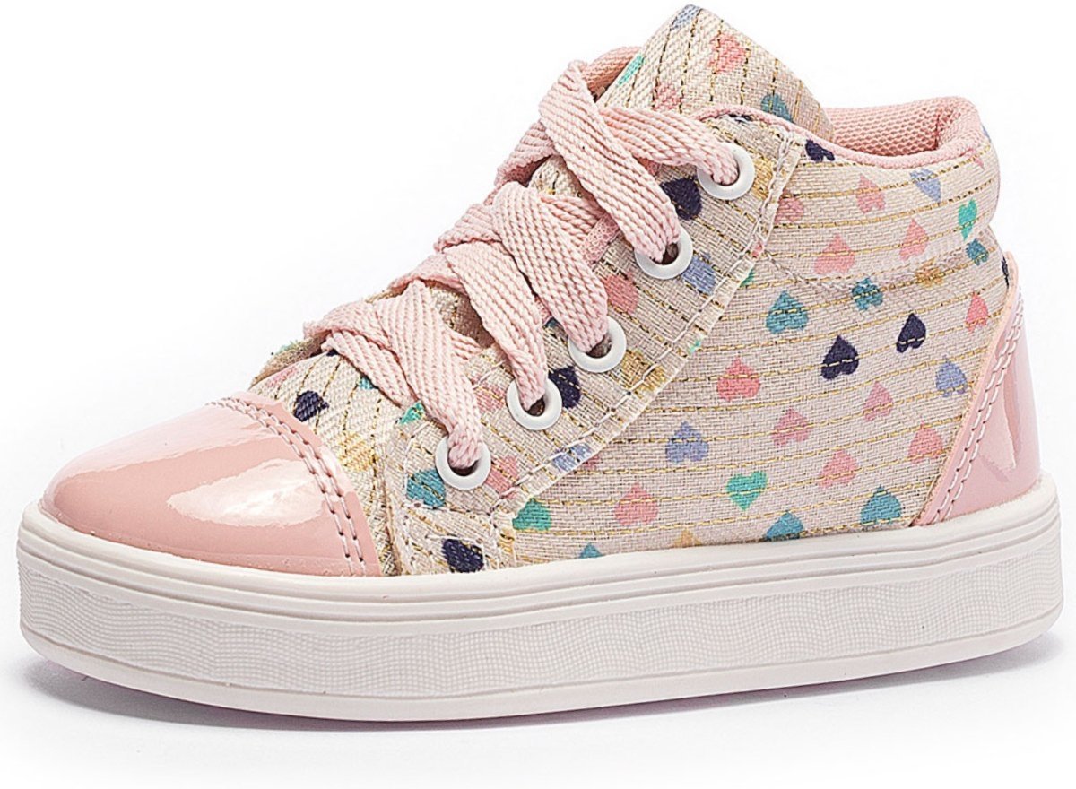 Imagem principal Infantil - Tênis Tininha Menina Coração rosa Tininha rosa