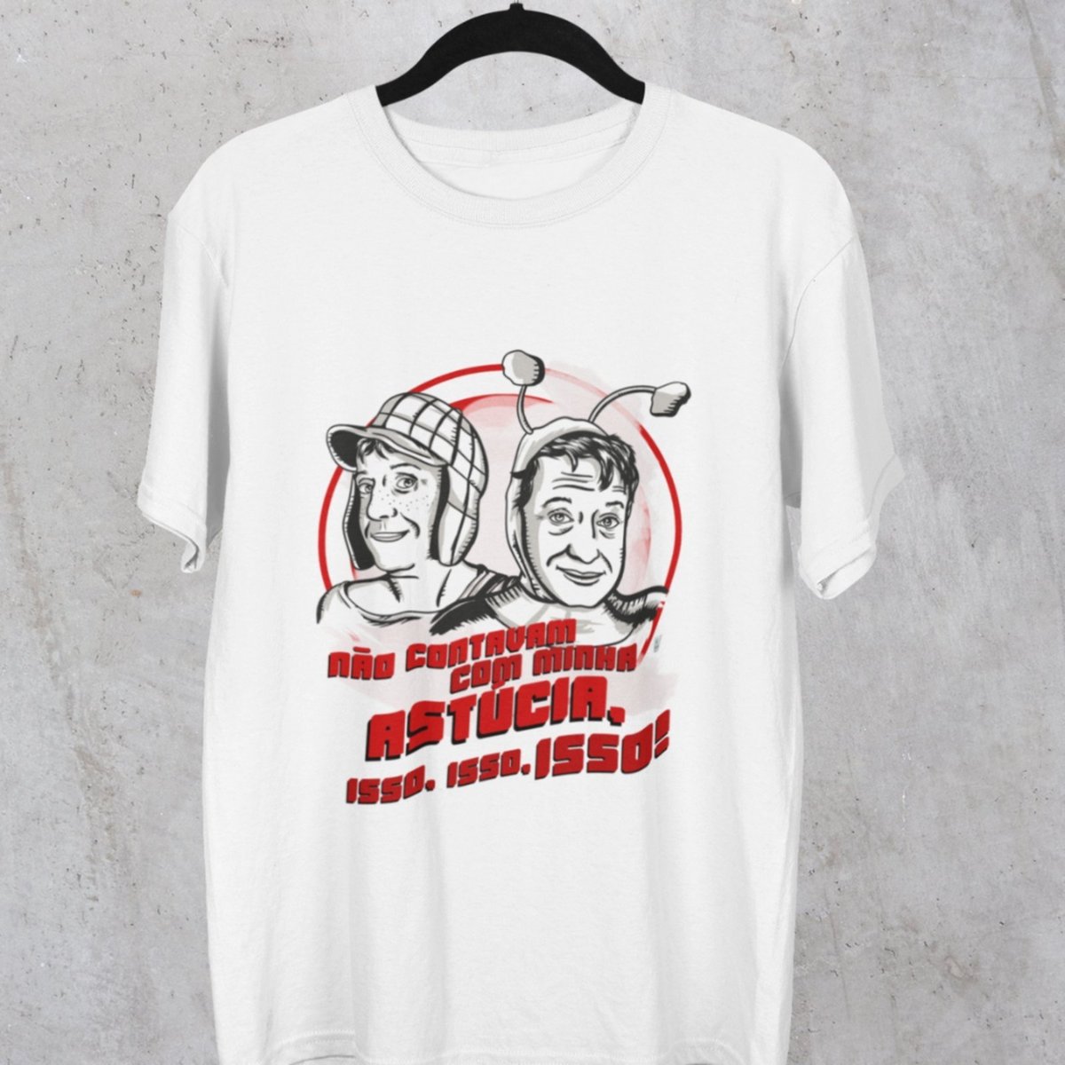 Imagem principal Camiseta Masculina Estampada Algodão Personagens Chapolin Colorado Chaves ROMEU E JULIETA SHOES branco ROMEU E JULIETA SHOES branco