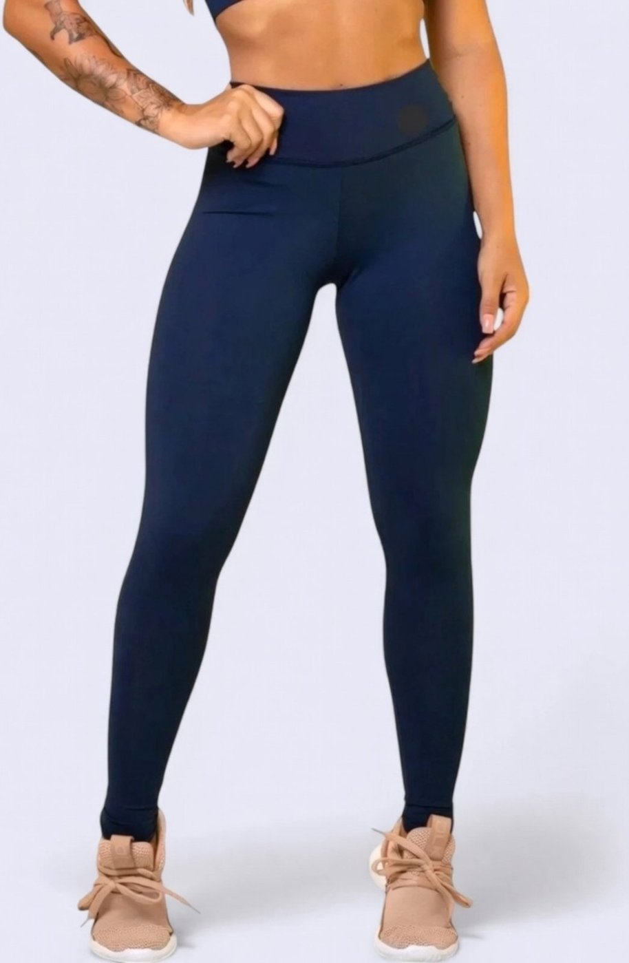 Imagem principal Calça Leggings Academia D Bell Cós Alto azul azul