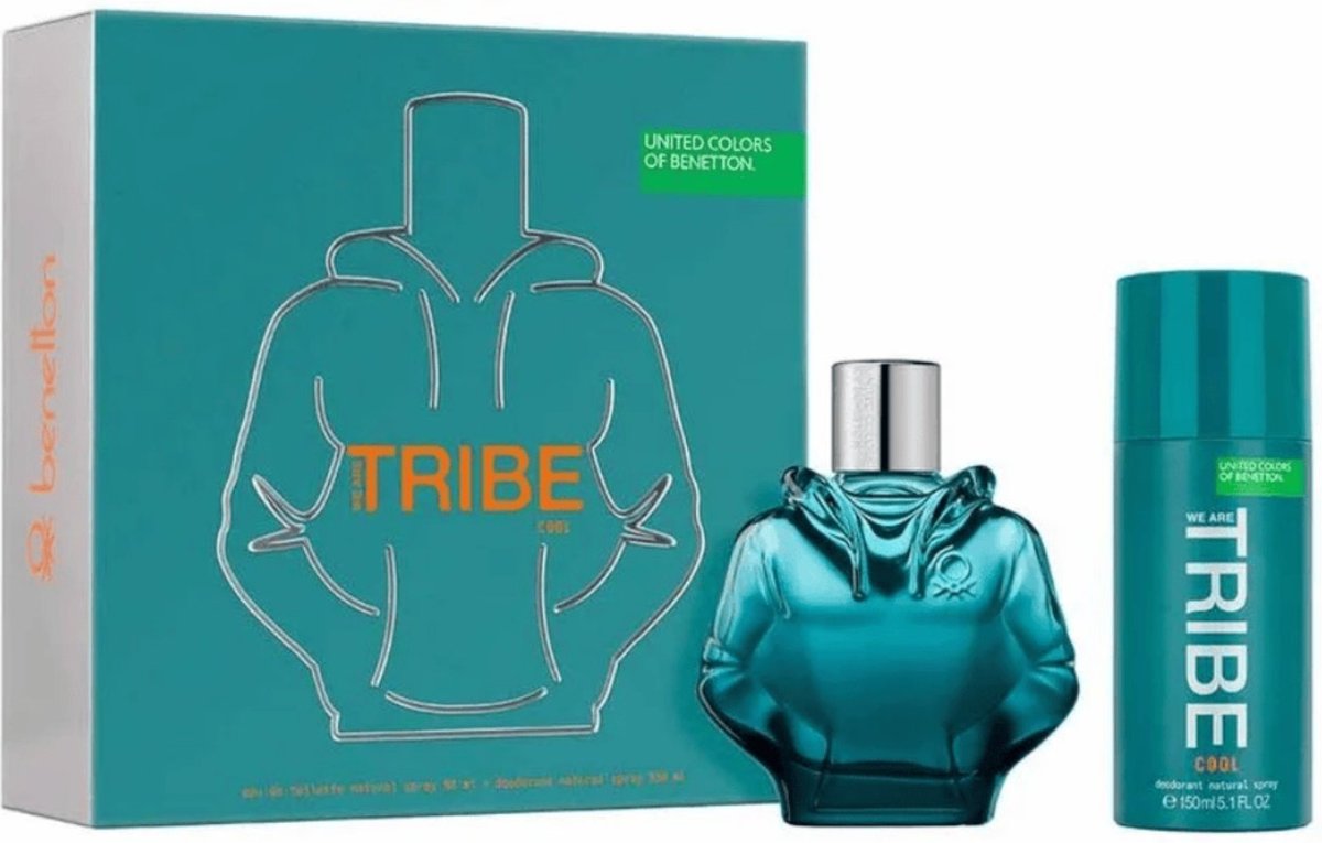 Coffret Benetton We are Tribe Cool - Perfume Masculino + Desodorante