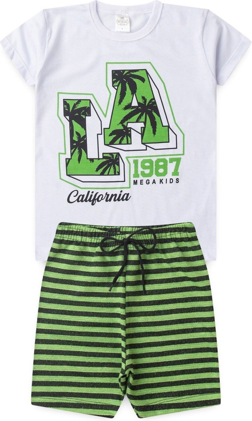 Imagem principal Infantil - Conjunto Verão Masculino LA California - Branco Mega Kids unico Mega Kids unico