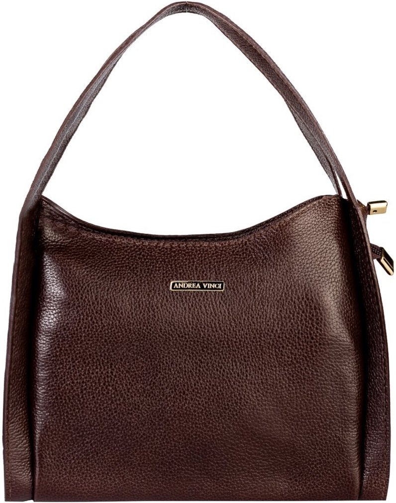 Imagem principal Bolsa Andrea Vinci De Mão Em Couro Liso Helena - Café azul Andrea Vinci azul