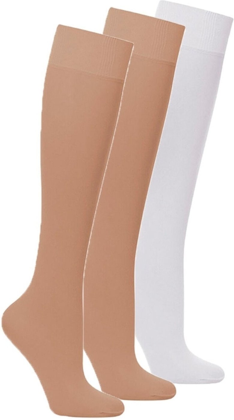 Kit com 3 Meias 3/4 Fio 20 Loba