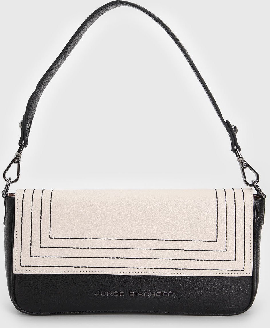 Bolsa Tiracolo Feminina Jorge Bischoff Off-White