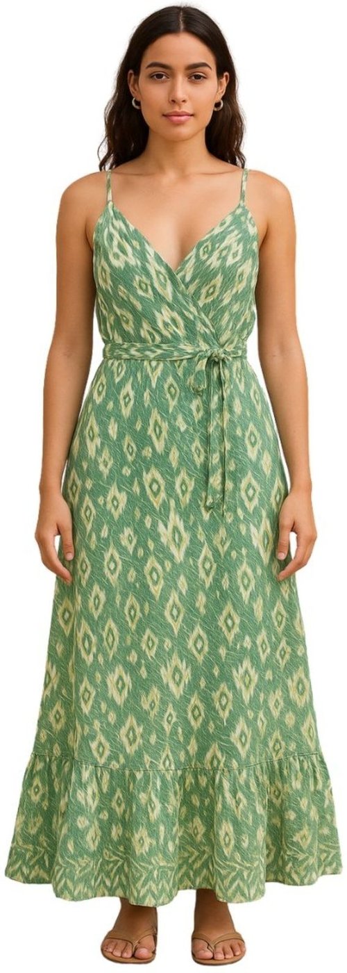 Vestido Indiano Estampado Leve e Fresco