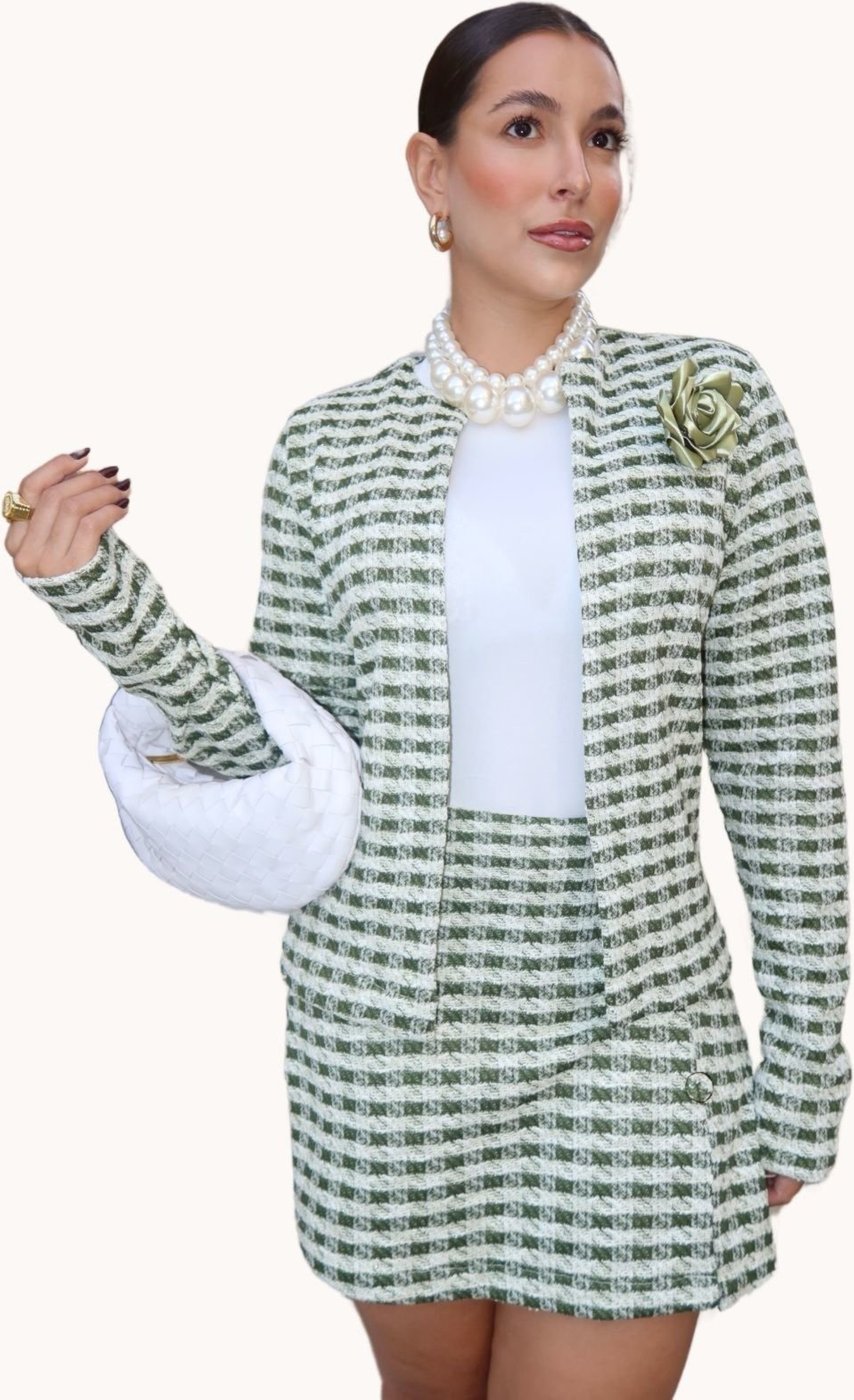 SHORT SAIA FEMININO XADREZ