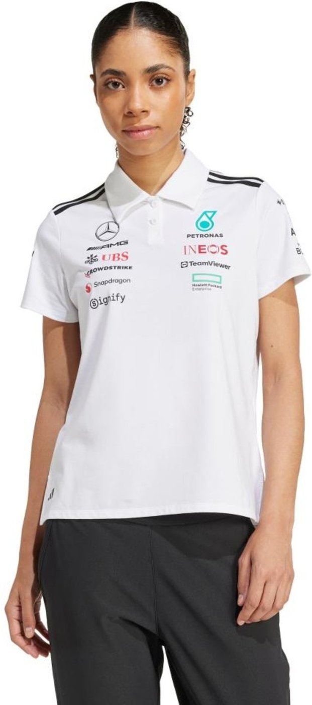 Camisa Polo Branca Mercedes - AMG Petronas Formula One Team adidas Performance