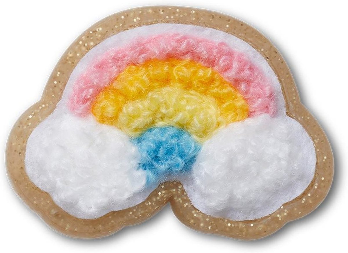 Infantil - Jibbitz™ patch arco íris brilhante unico