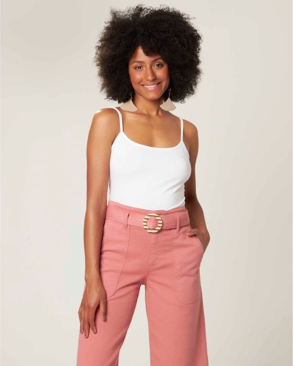 Imagem principal Regata Básica Feminina Alça Fina Em Algodão Malwee branco Malwee branco