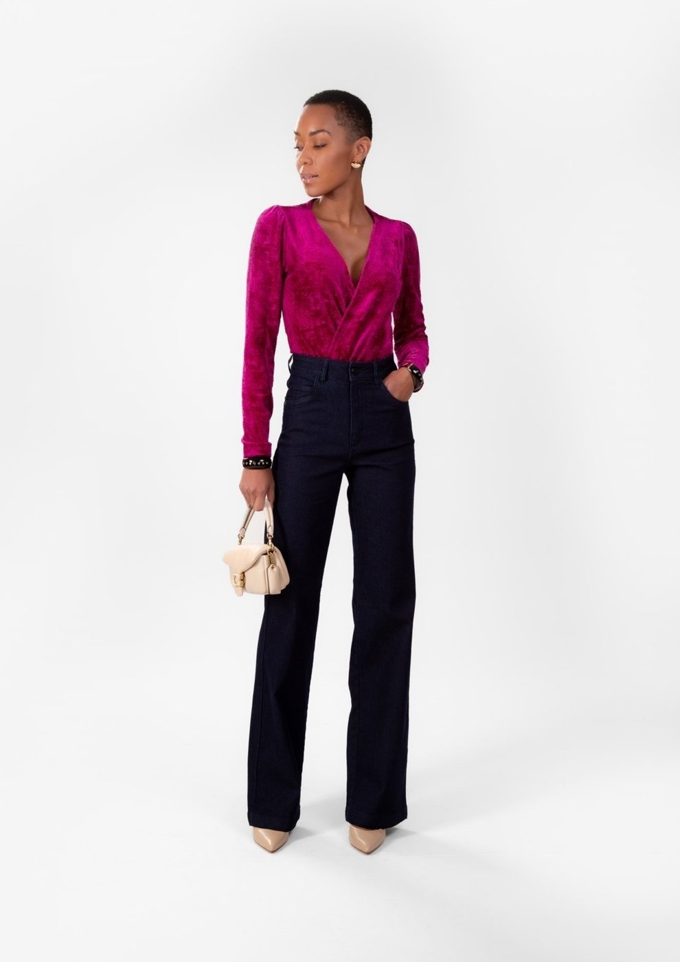 Imagem principal Body Traymon Manga Longa preto Traymon preto