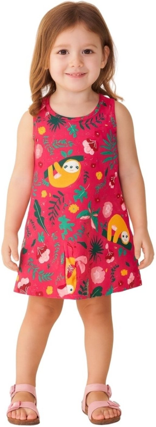 Imagem principal Infantil - Vestido Kyly Regata Bichinhos Pimenta vermelho Kyly vermelho