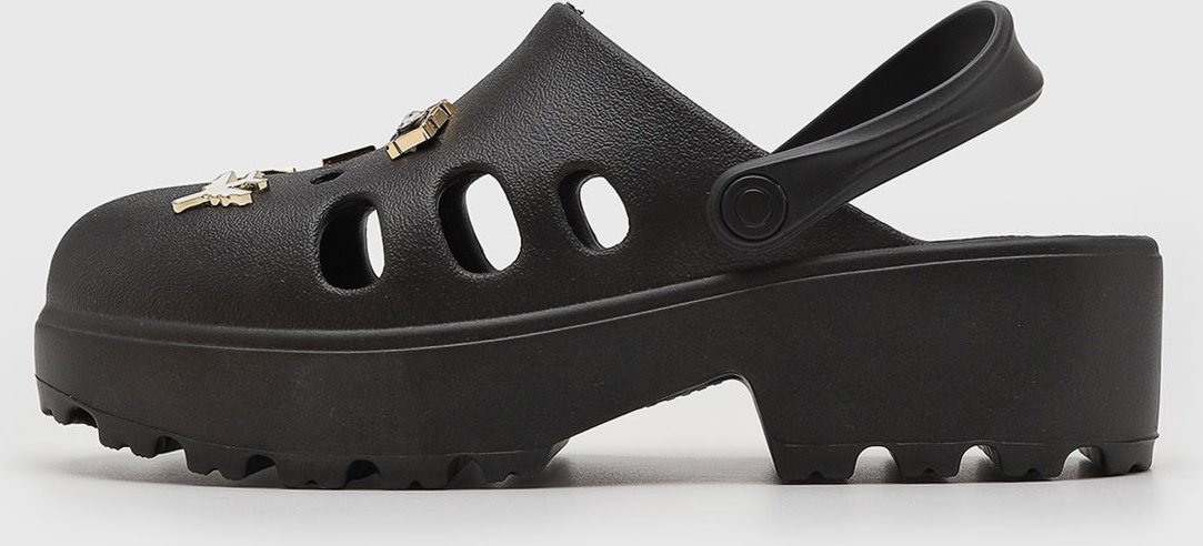 Imagem principal Sandália Feminina Moleca Clog Pins Preta preto MOLECA preto