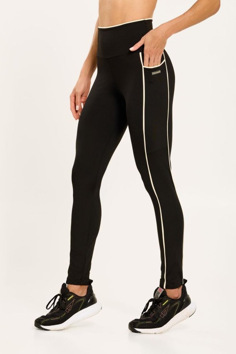 Legging Ladder Preta Poliamida