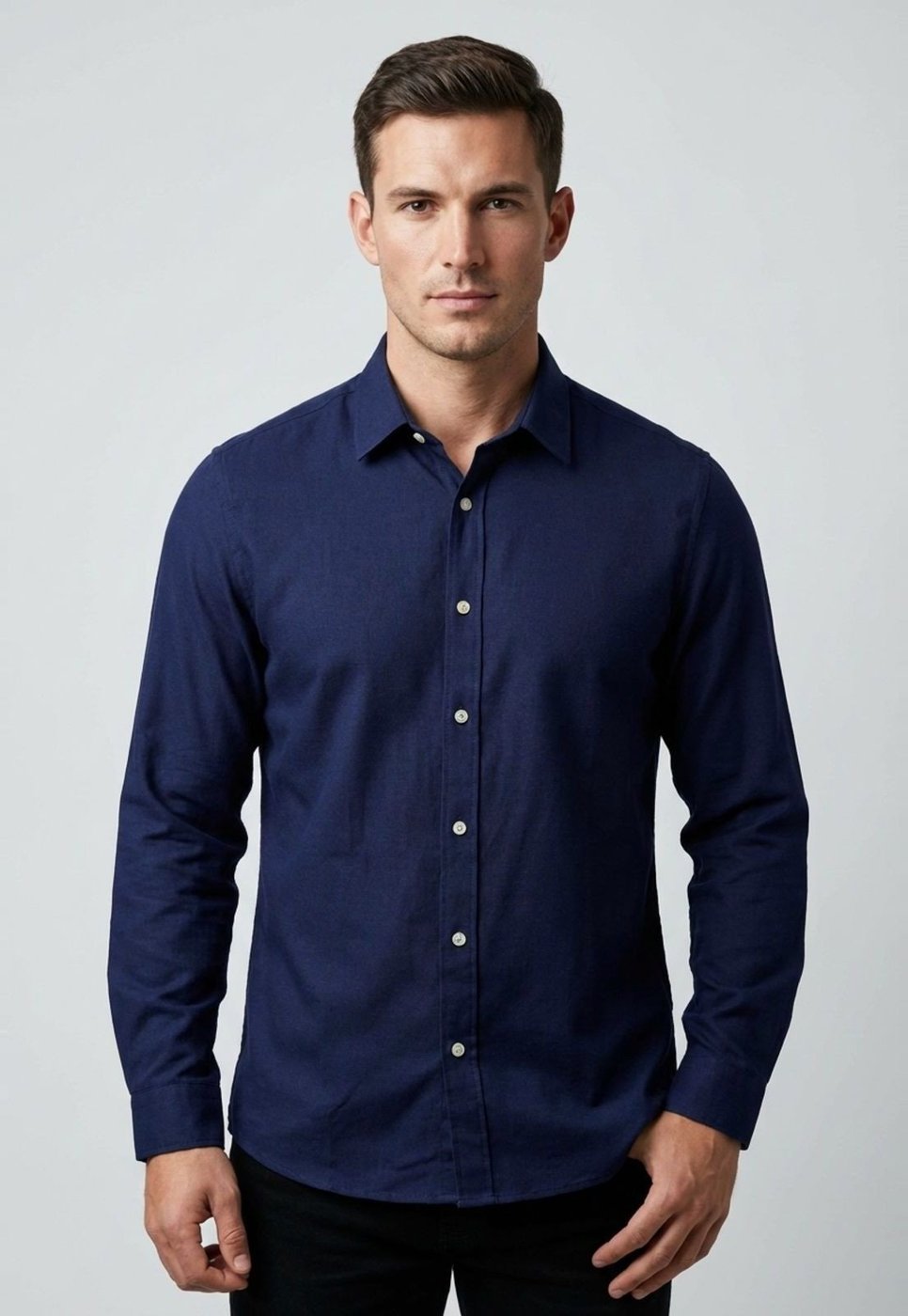 Imagem principal Camisa Masculina Colcci Manga Longa azul marinho Colcci azul marinho