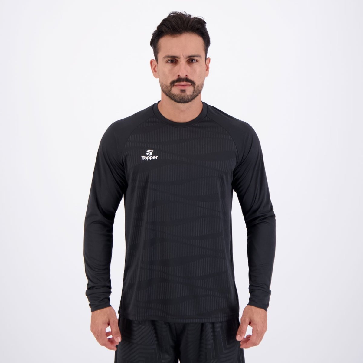Imagem principal Camisa Topper Goleiro Classic IV Manga Longa Preta preto Topper preto