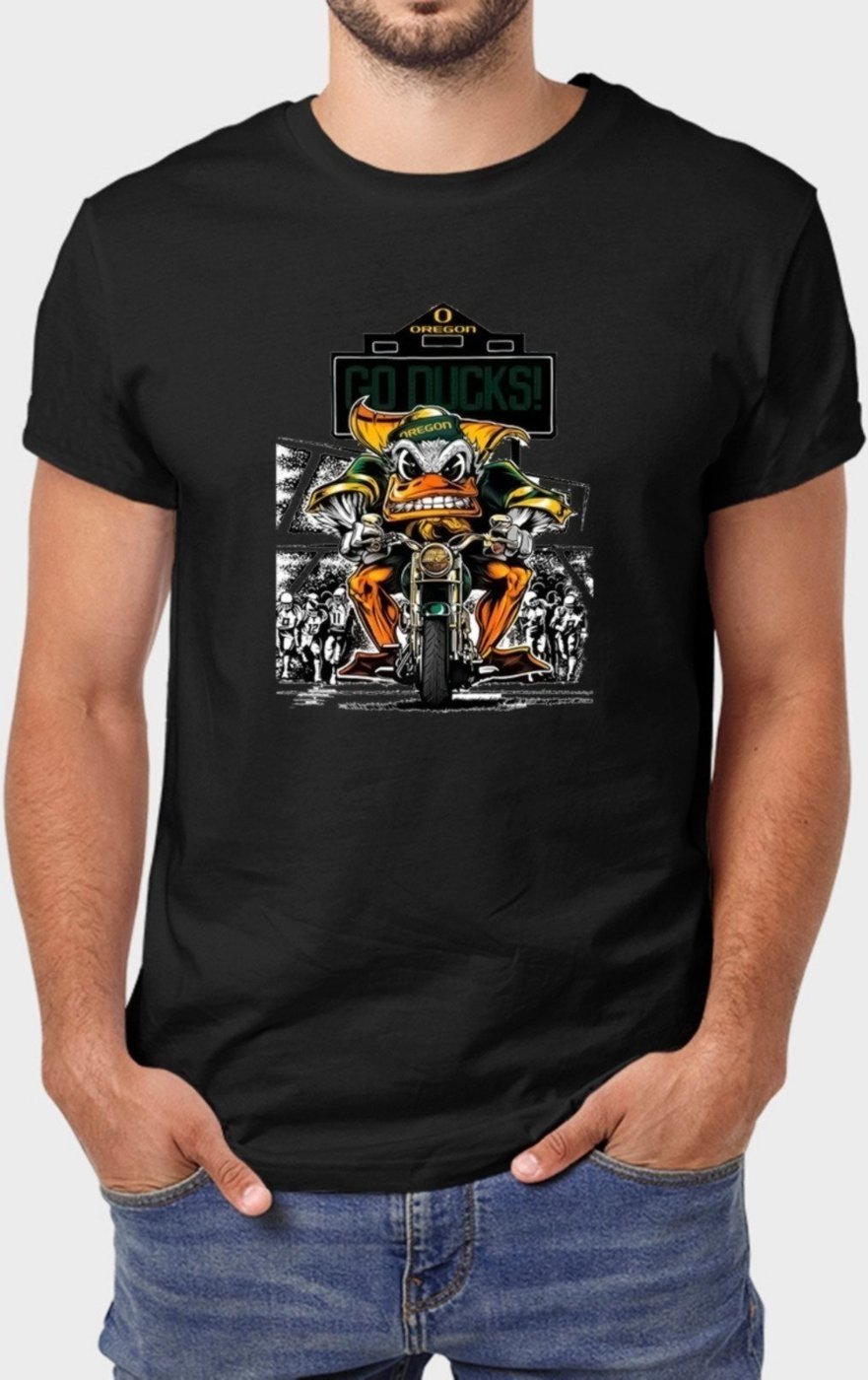 Imagem principal Camiseta Masculina Preta Go Ducks Algodão Premium Benellys preto Benellys preto