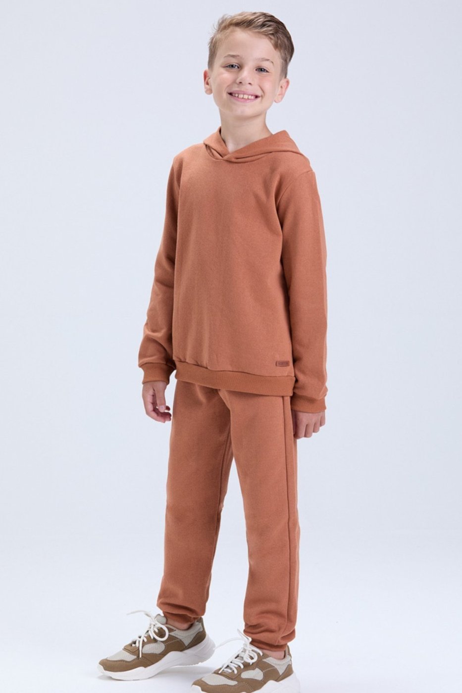 Imagem principal Infantil - Conjunto de Inverno Masculino Moletom Básico com Capuz VIDA COSTEIRA azul marinho VIDA COSTEIRA azul marinho