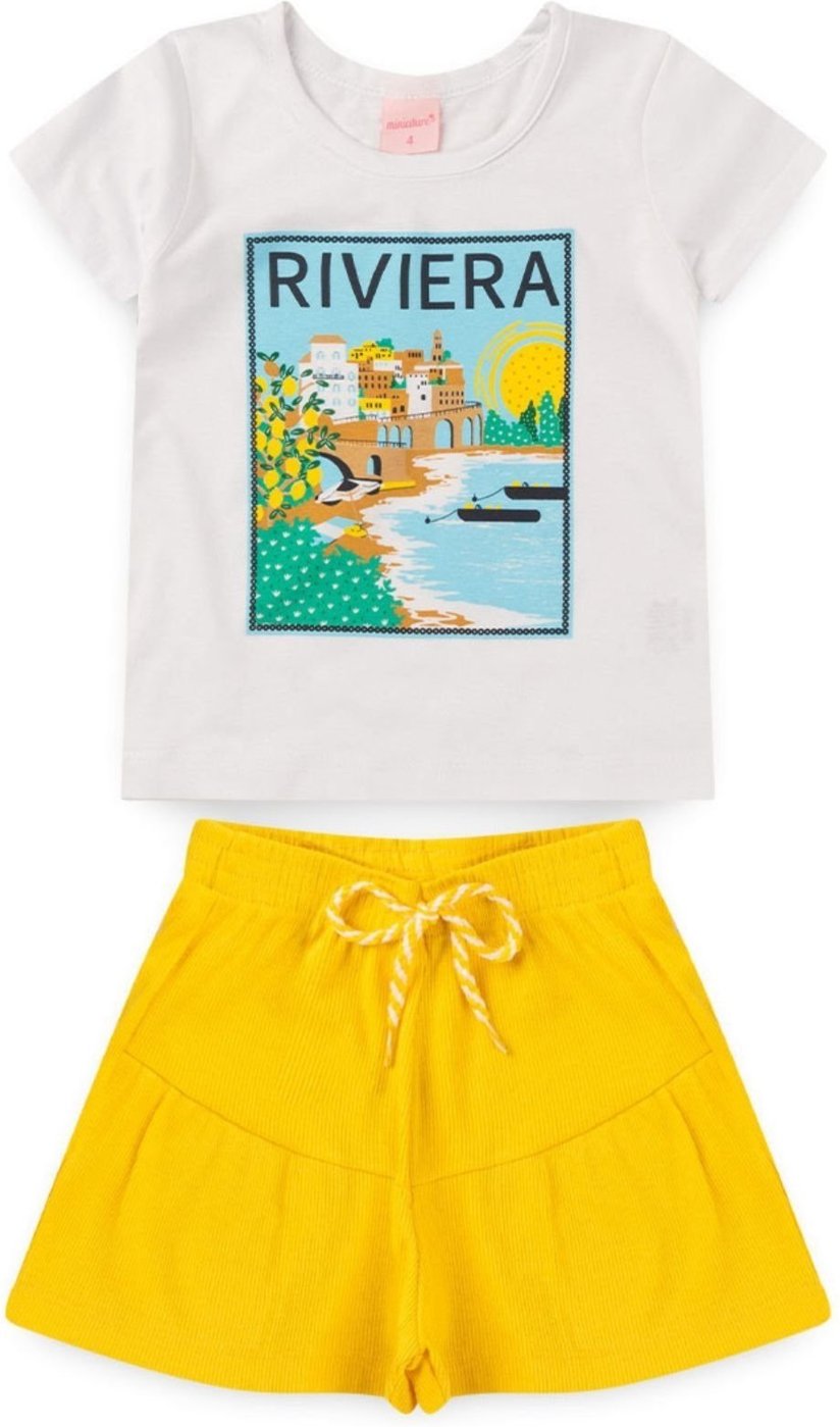 Imagem principal Infantil - Conjunto Platinum Riviera Miniature Kids branco Miniature Kids branco