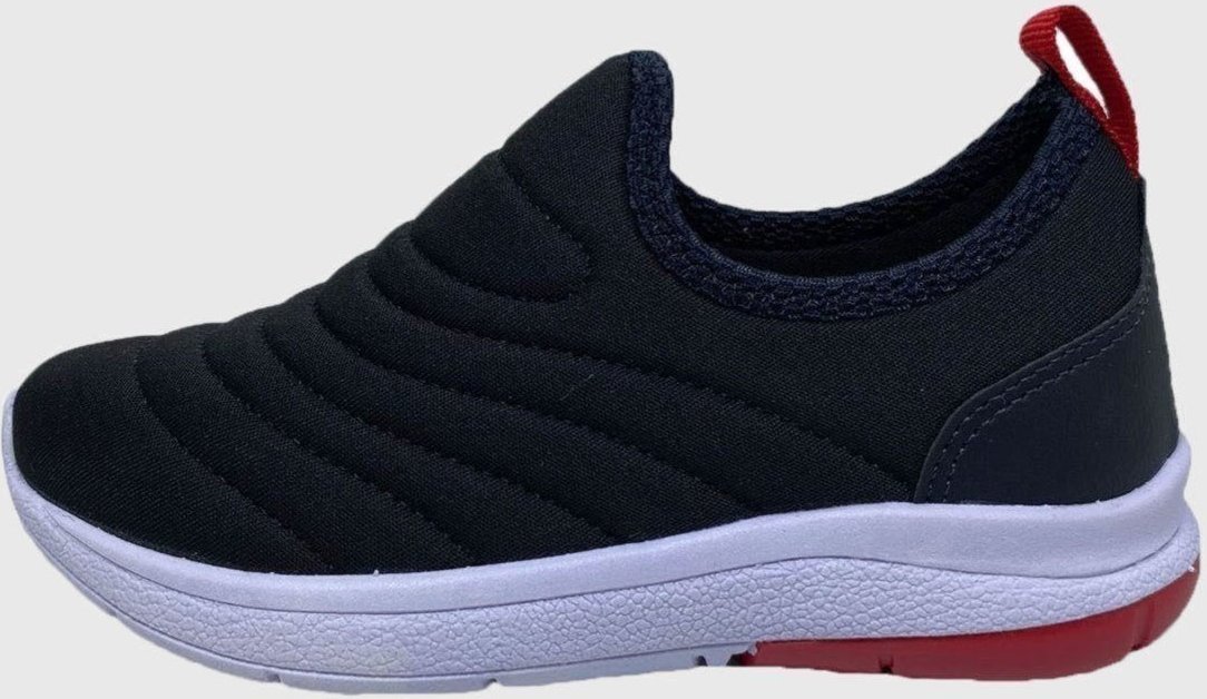 Imagem principal Infantil - Tênis Calce Fácil Masculino com Vermelho tep Kidstep preto Kidstep preto