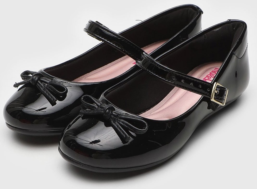 Imagem principal Infantil - Sapatilha Molekinha Laço Preta preto MOLEKINHA preto