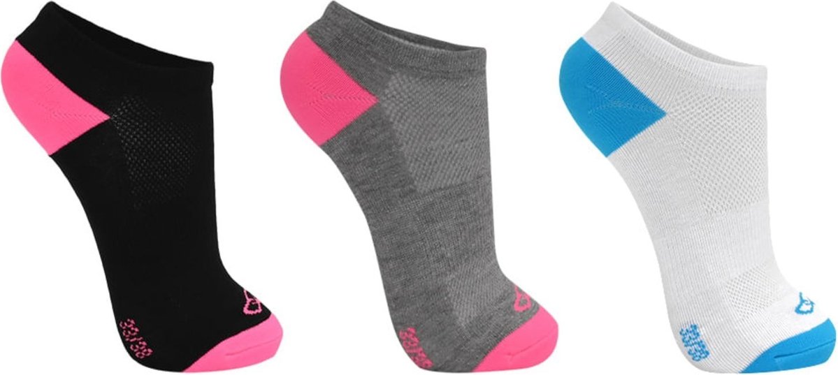 Meia Olympikus Cano Invisível pacote c/ 3 pares Feminino