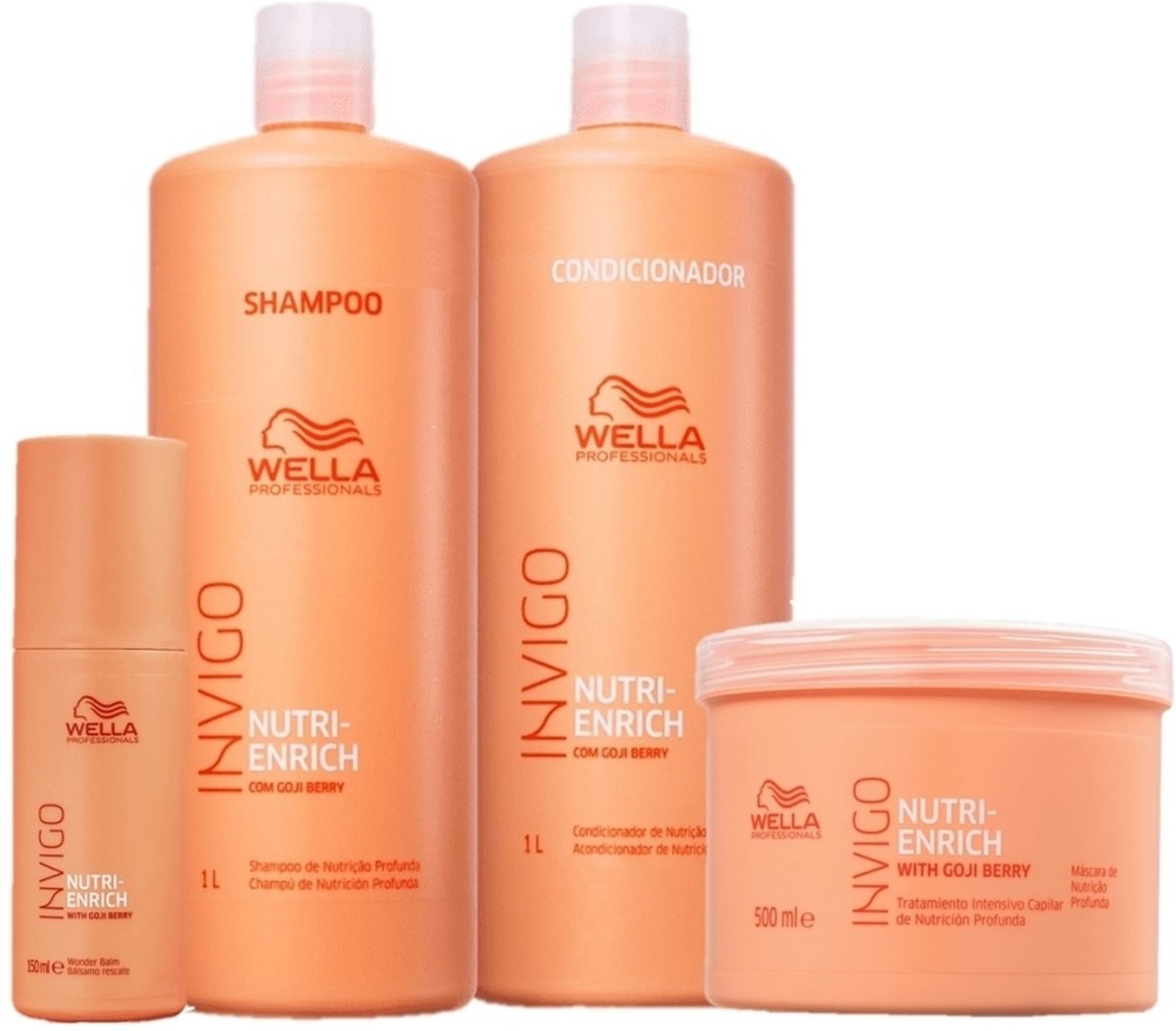 Imagem principal Kit Wella Professionals Invigo Nutri Enrich Tratamento Intenso (4 Produtos) multicolorido WELLA PROFESSIONALS multicolorido
