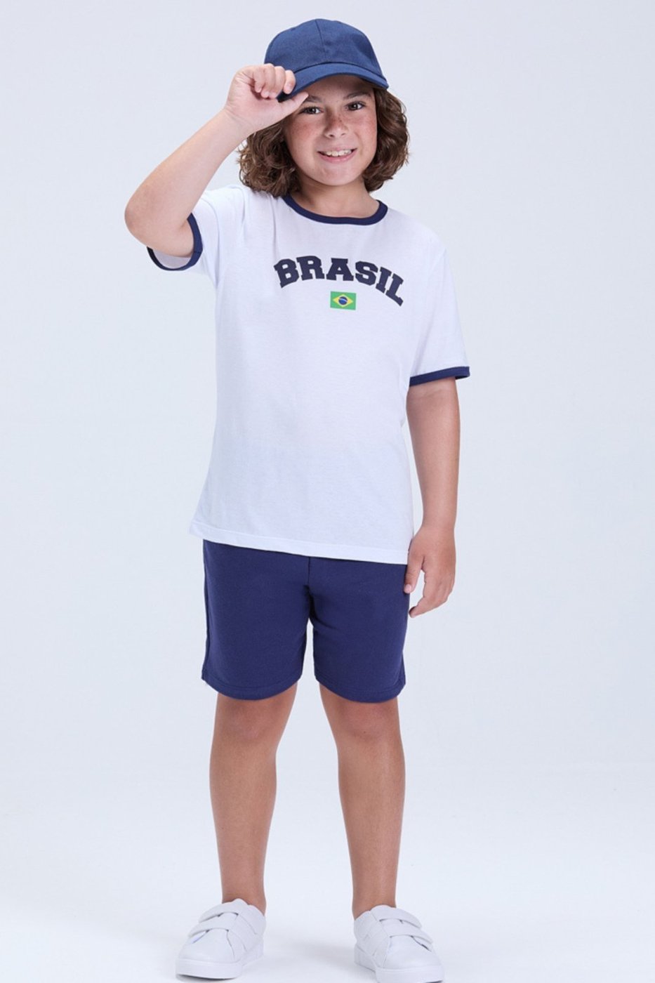 Imagem principal Infantil - Conjunto Masculino Brasil Copa Verão VIDA COSTEIRA amarelo VIDA COSTEIRA amarelo