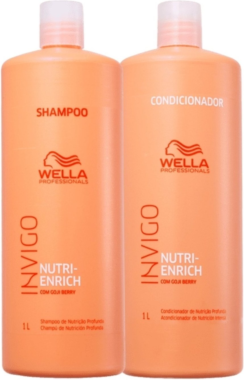 Imagem principal Kit Wella Professionals Invigo Nutri-Enrich Shampoo e Condicionador Litro (2 produtos) multicolorido WELLA PROFESSIONALS multicolorido
