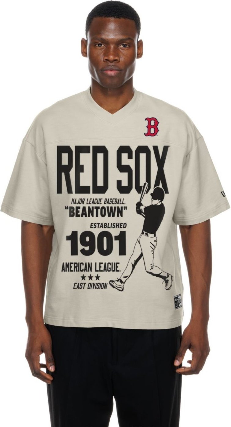 Imagem principal Camiseta New Era Oversize Boston Red Sox Bege bege red new era bege red