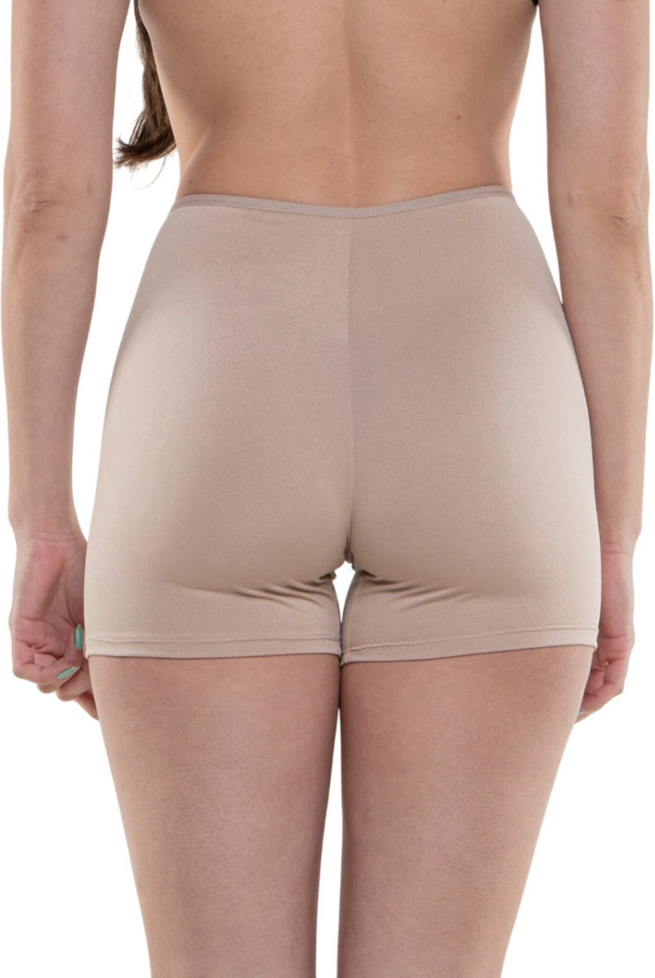 Imagem principal Shorts Bermuda Modeladora Feminina Segunda Pele Anágua QLC SPORT bege QLC SPORT bege