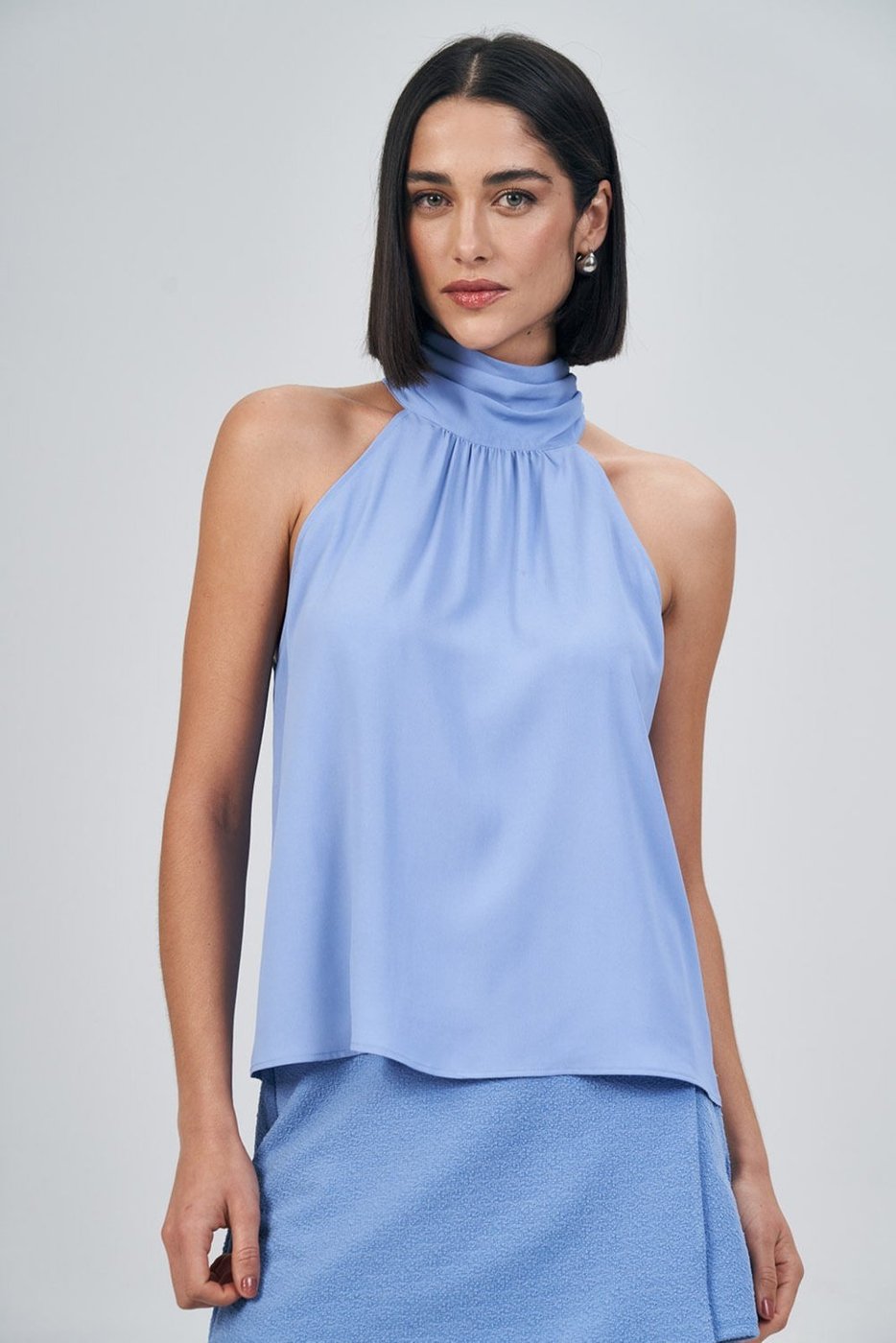 Imagem principal Blusa Frente Única Charm Feminina Acostamento ACT FEMININO preto ACT FEMININO preto