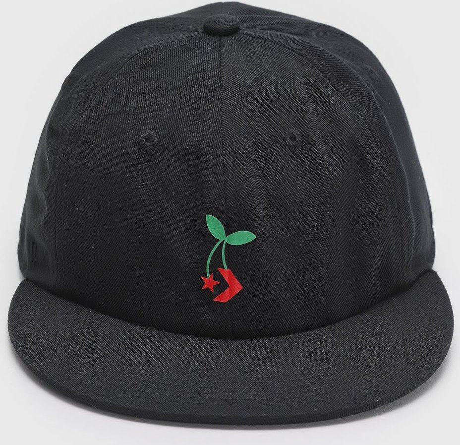 Boné Unissex Converse 6 Panel Baseball Cap Preta