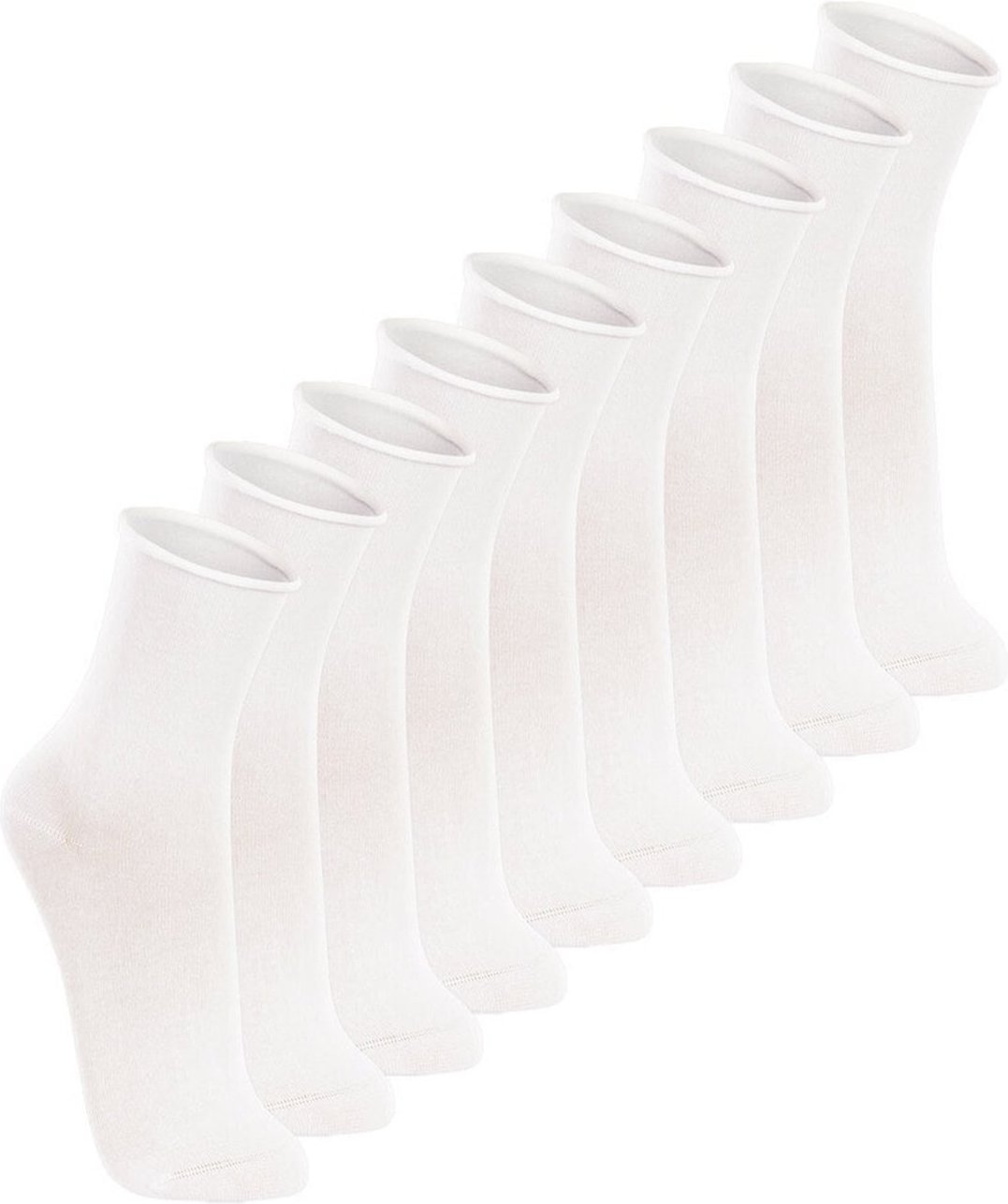 Kit 9 Pares de Meias sem Punho Cano Médio Lupo