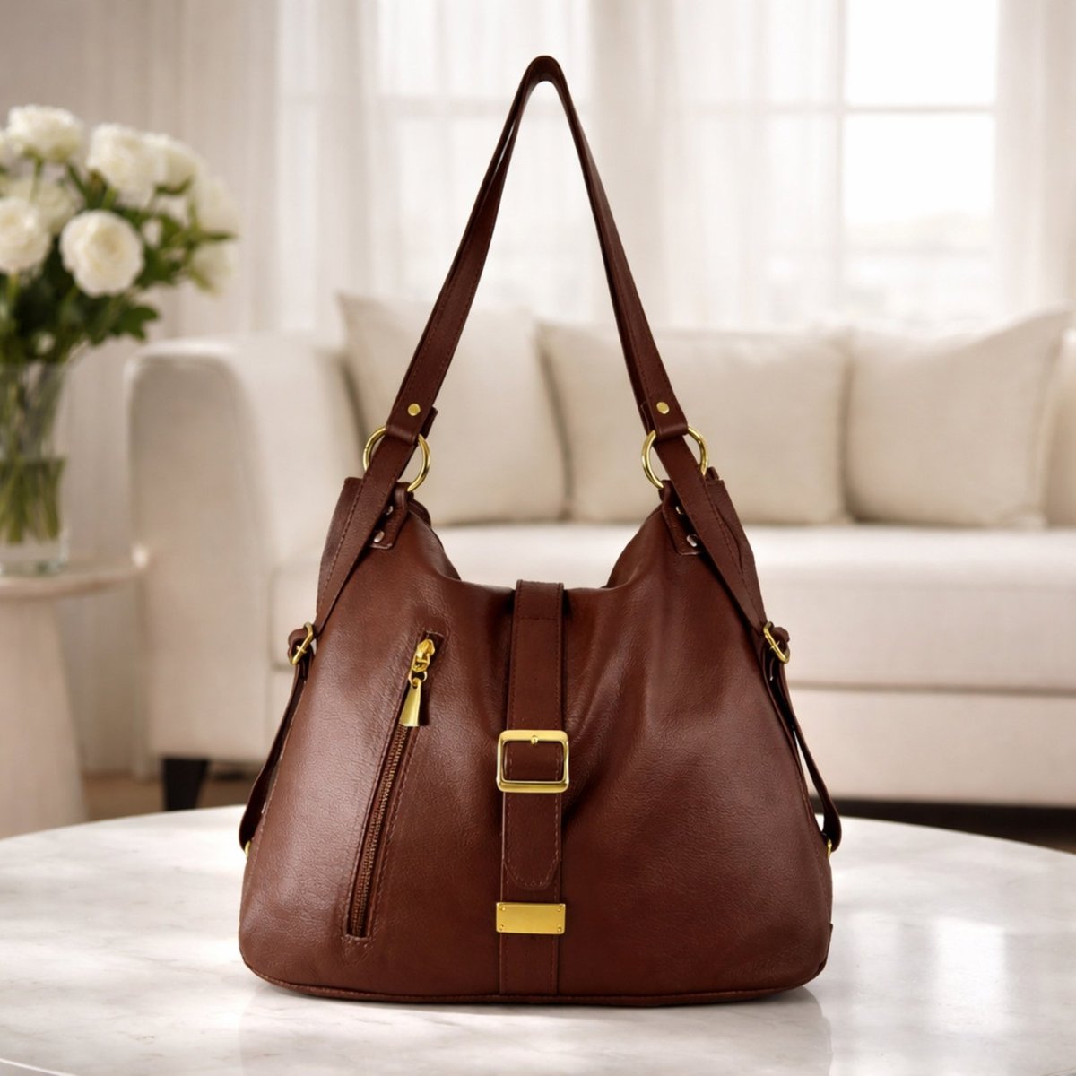 Bolsa Mochila Sacola TopGrife Couro