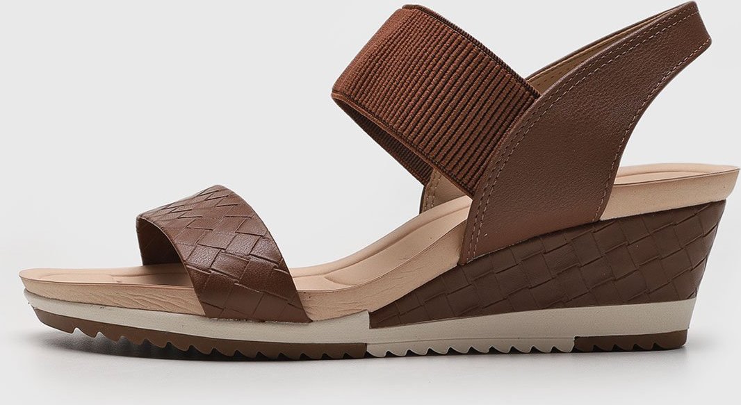 Sandália Anabela Modare Tira de Elastéx